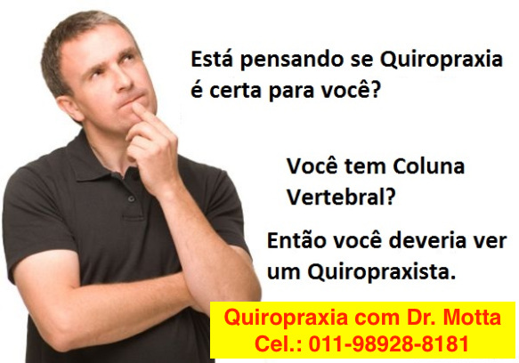 Quando ir a Quiropraxia